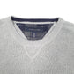 Mens Grey Tommy Hilfiger Knit Crewneck Jumper
