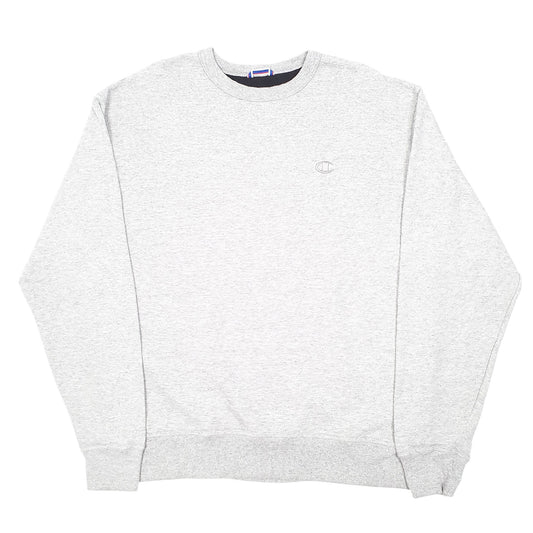 Mens Grey Champion  Crewneck Jumper