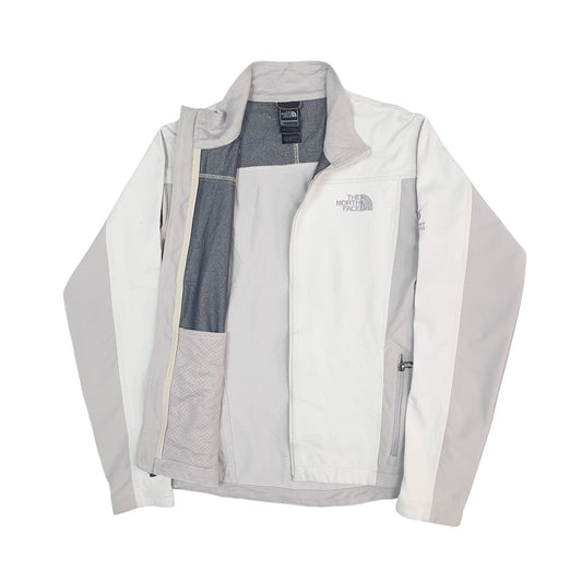 Womens White The North Face Flight Series Running Windstopper Full Zip Coat