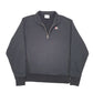 Mens Black Champion Reverse Weave Quarter Zip Jumper