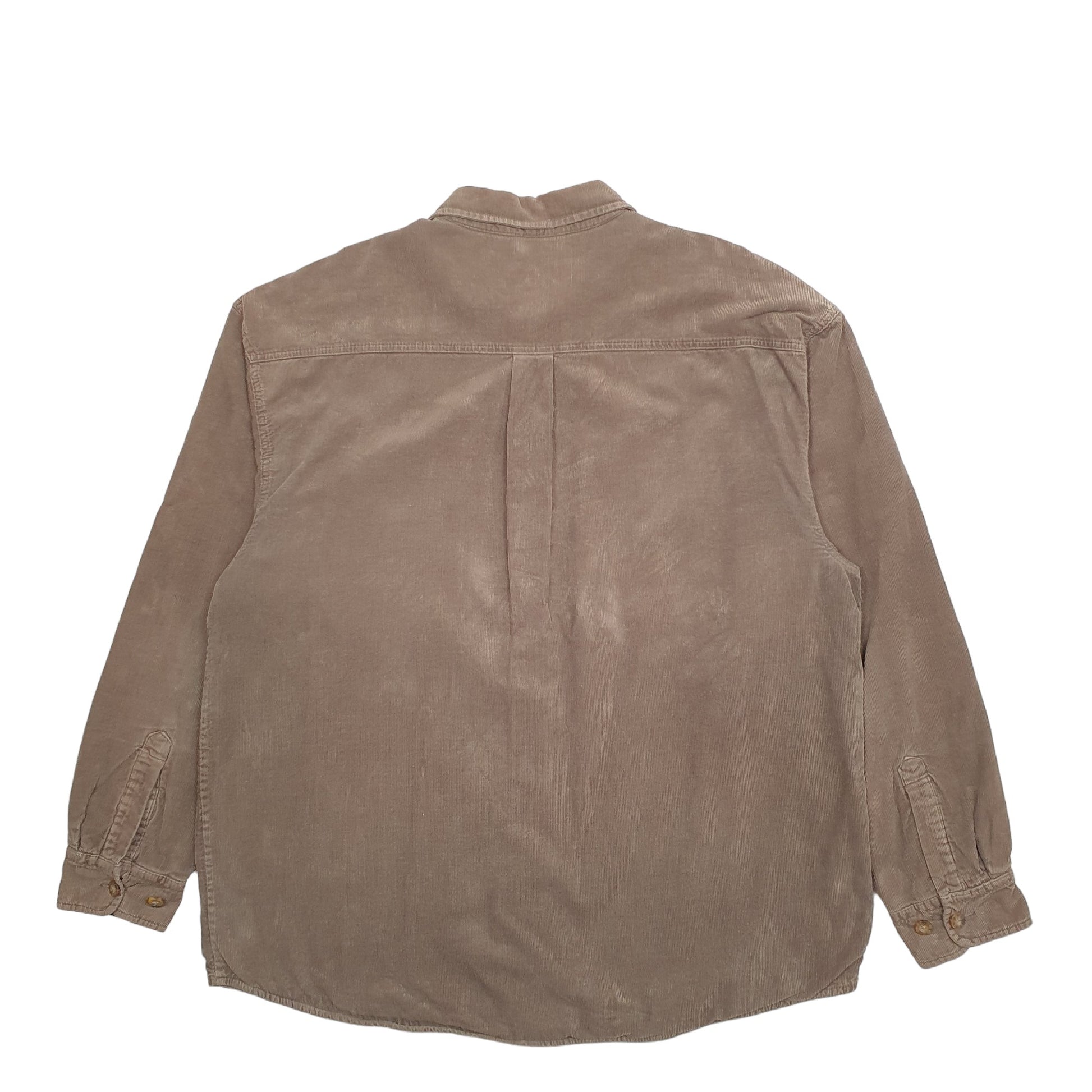 Mens Brown Levis Shacket Overshirt Fleece Lined Long Sleeve Shirt