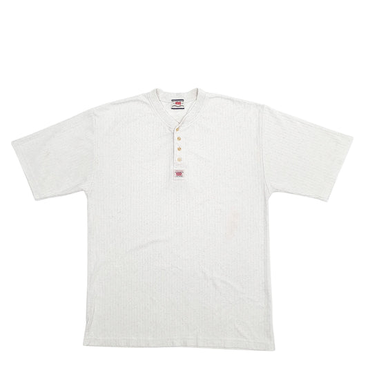 Mens Grey Levis Button Up Short Sleeve T Shirt