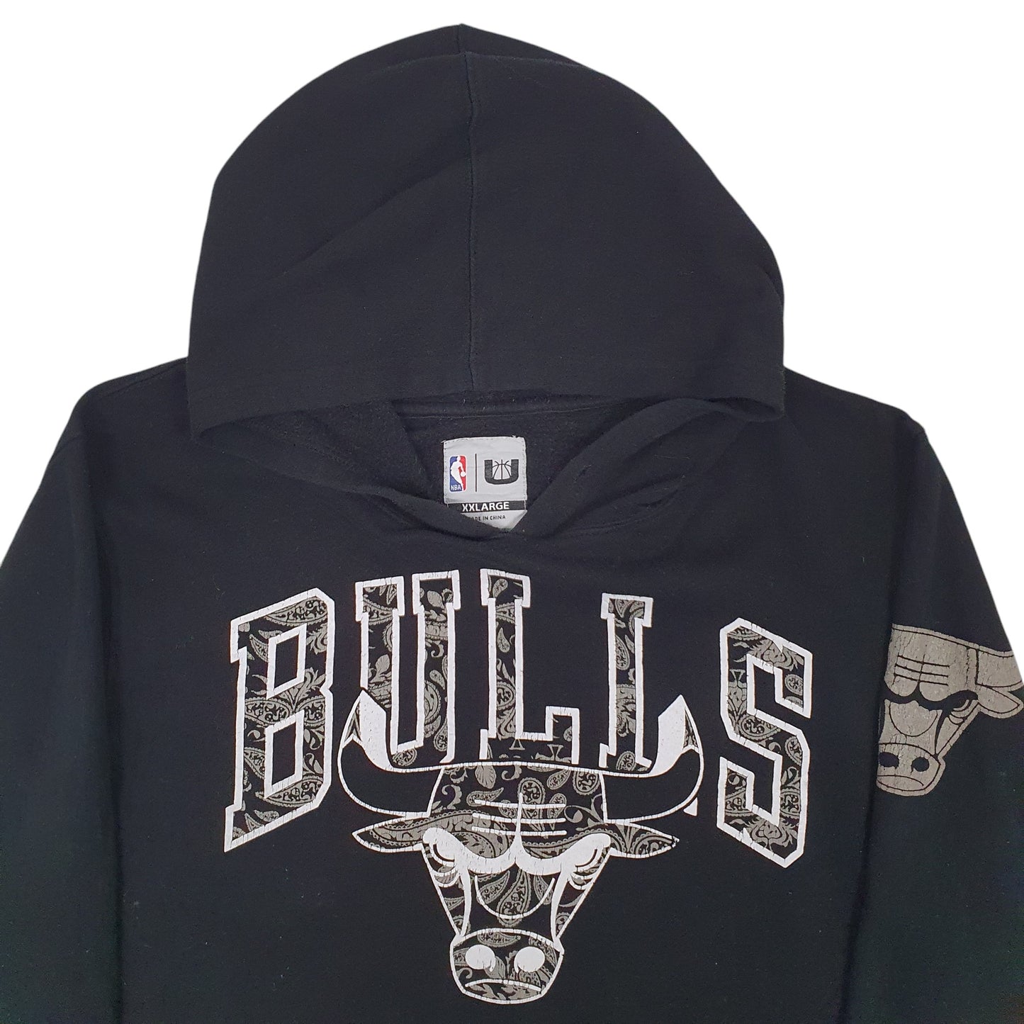 Mens Black NBA Chicago Bulls Hoodie Jumper
