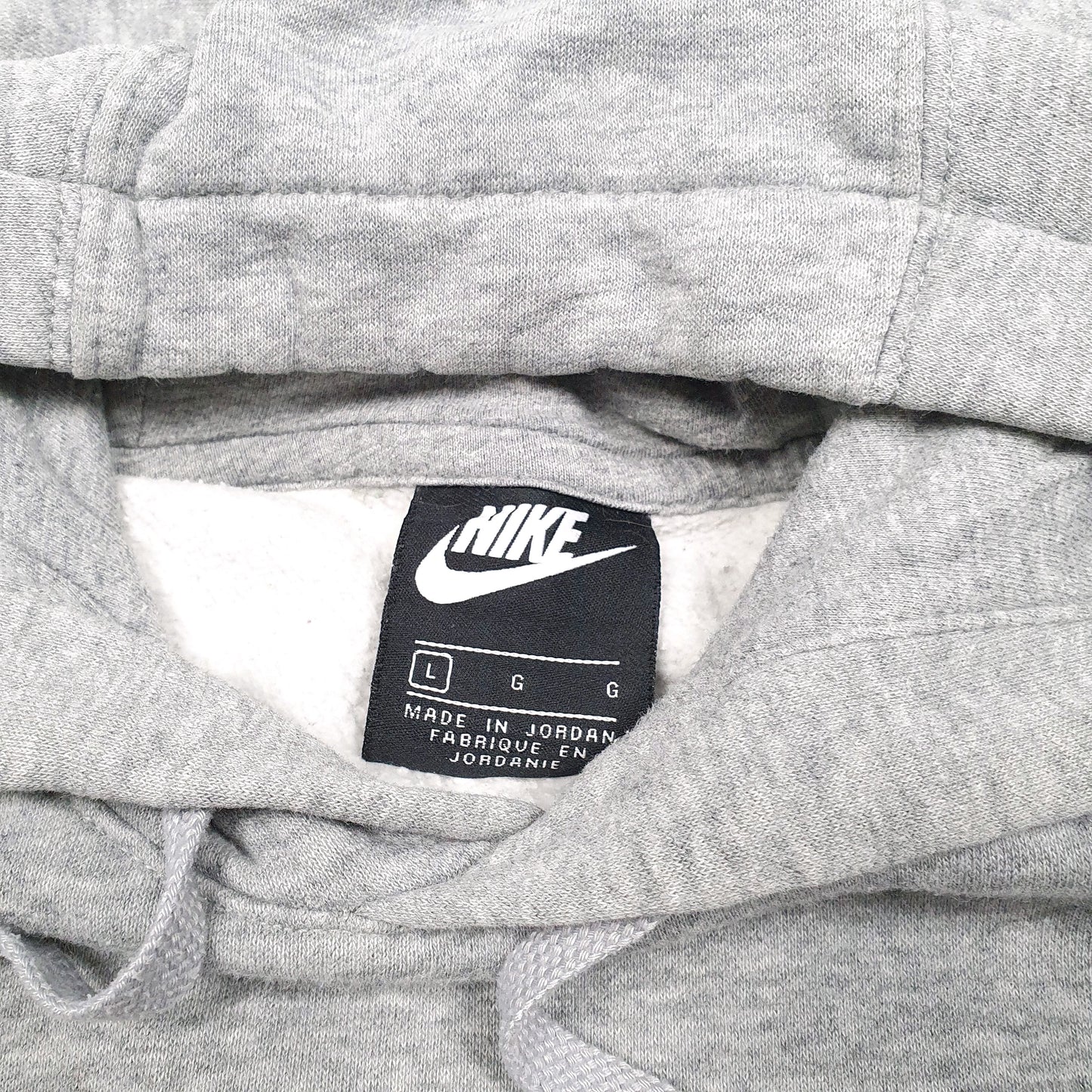 Mens Grey Nike Swoosh Hoodie Jumper