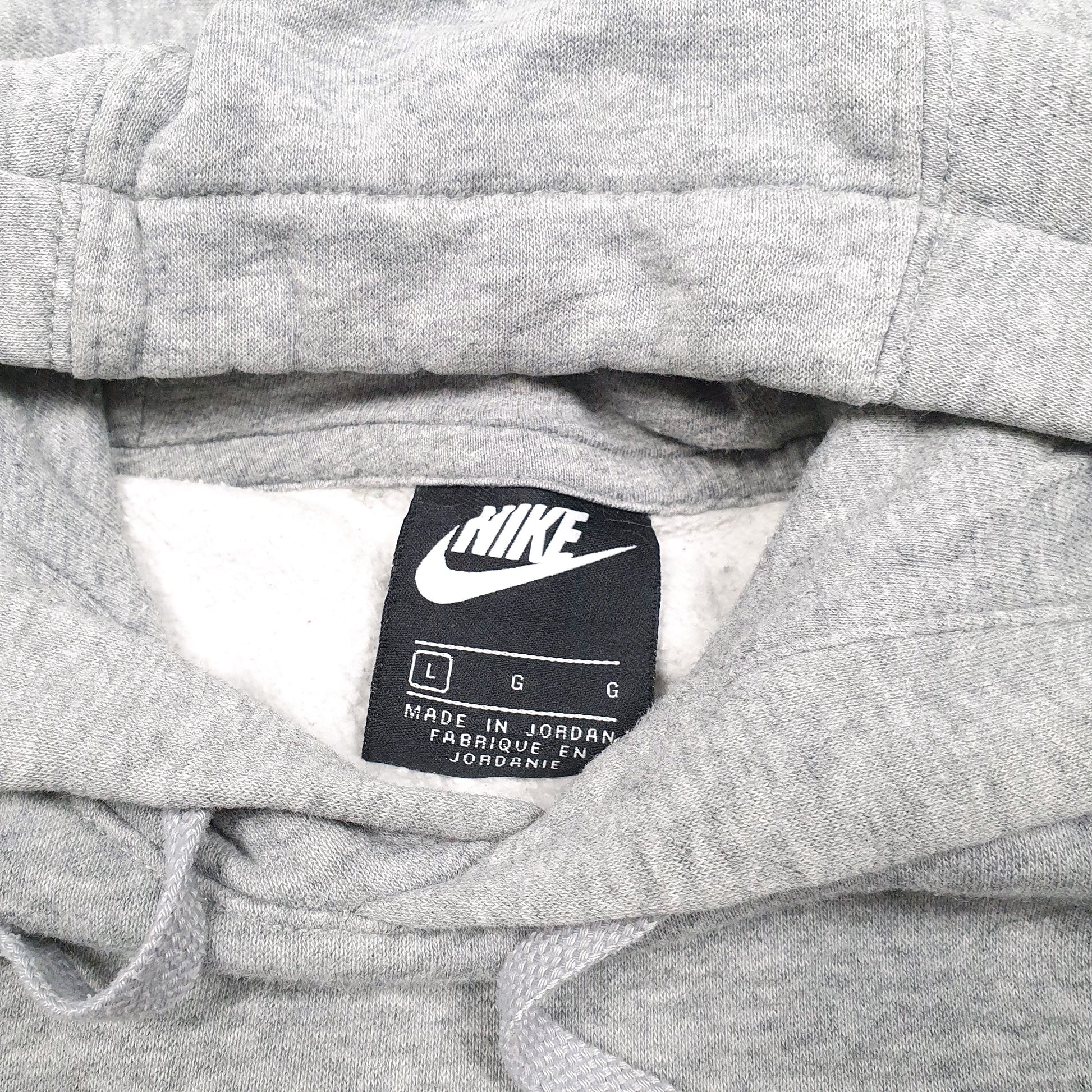 Mens Grey Nike Swoosh Hoodie Jumper