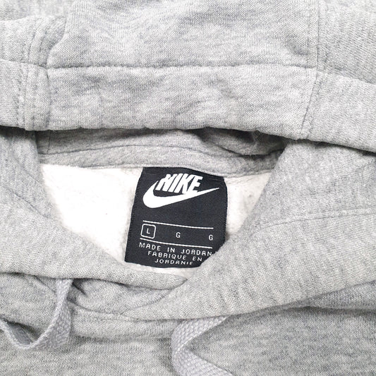 Mens Grey Nike Swoosh Hoodie Jumper