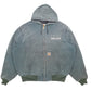 Mens Green Carhartt Vintage Active Quick Core Concrete USA  Coat