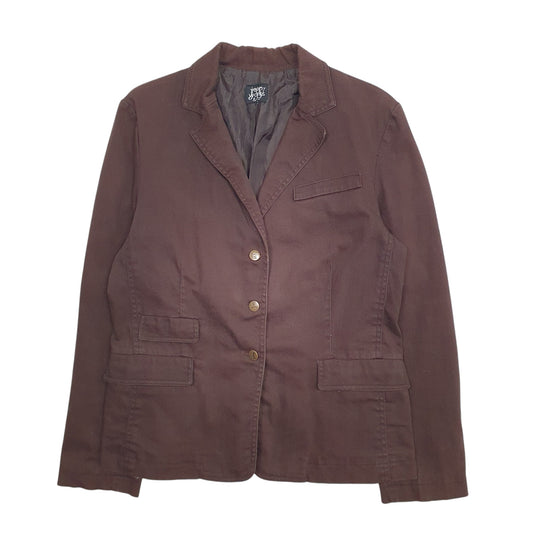 Womens Brown Jean Works & Co   Coat