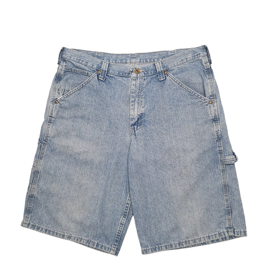 Mens Blue Lee Dungarees Carpenter Shorts