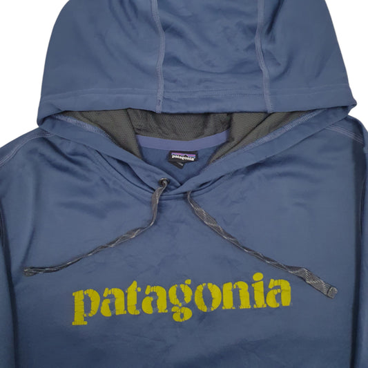 Mens Blue Patagonia  Hoodie Jumper