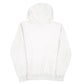 Mens White Kappa Spellout Hoodie Jumper