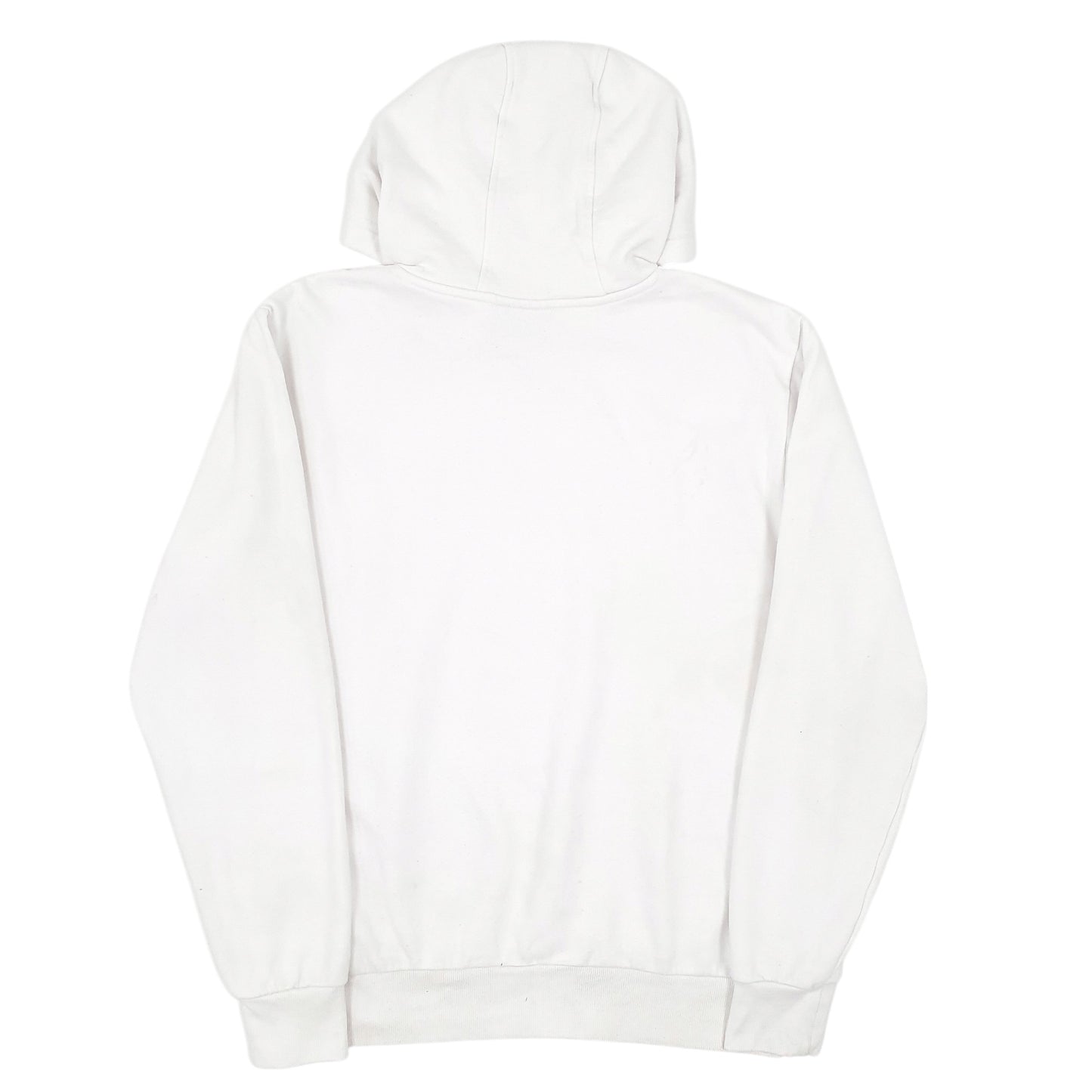 Mens White Kappa Spellout Hoodie Jumper