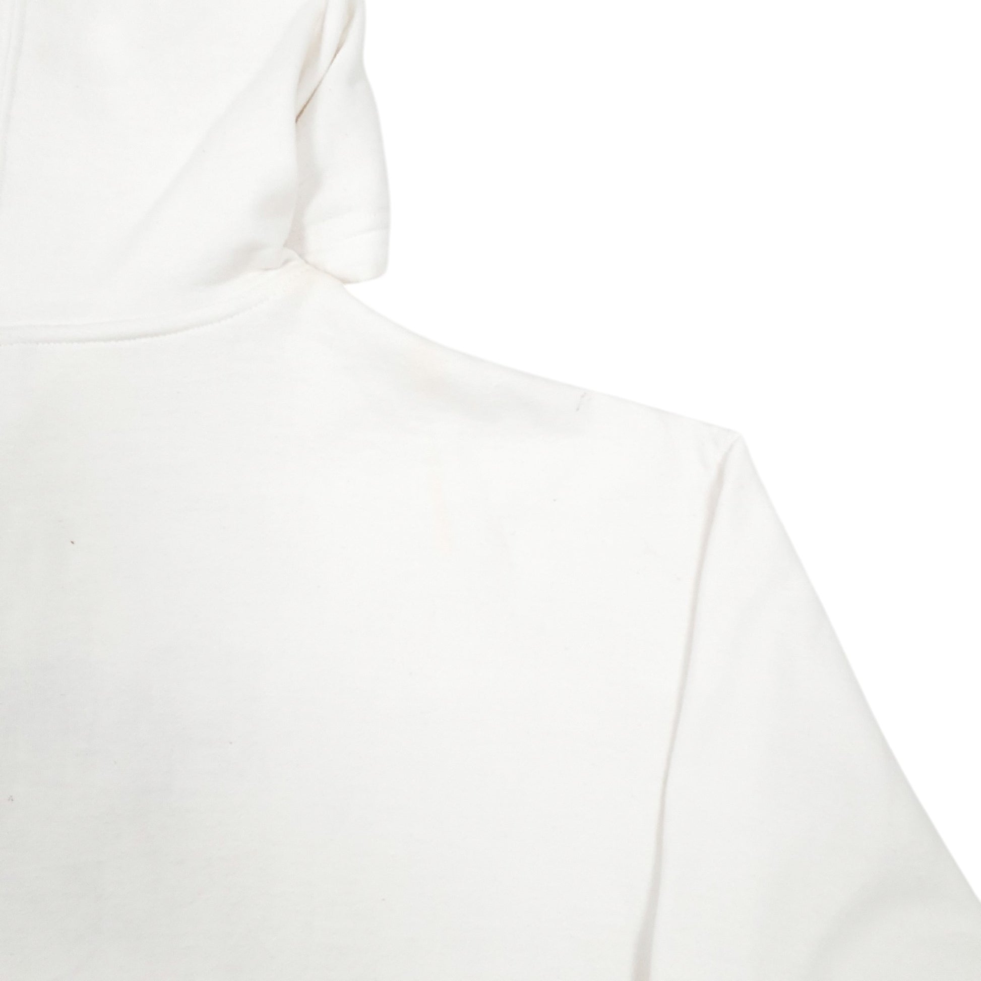 Mens White Reebok Spellout Hoodie Jumper
