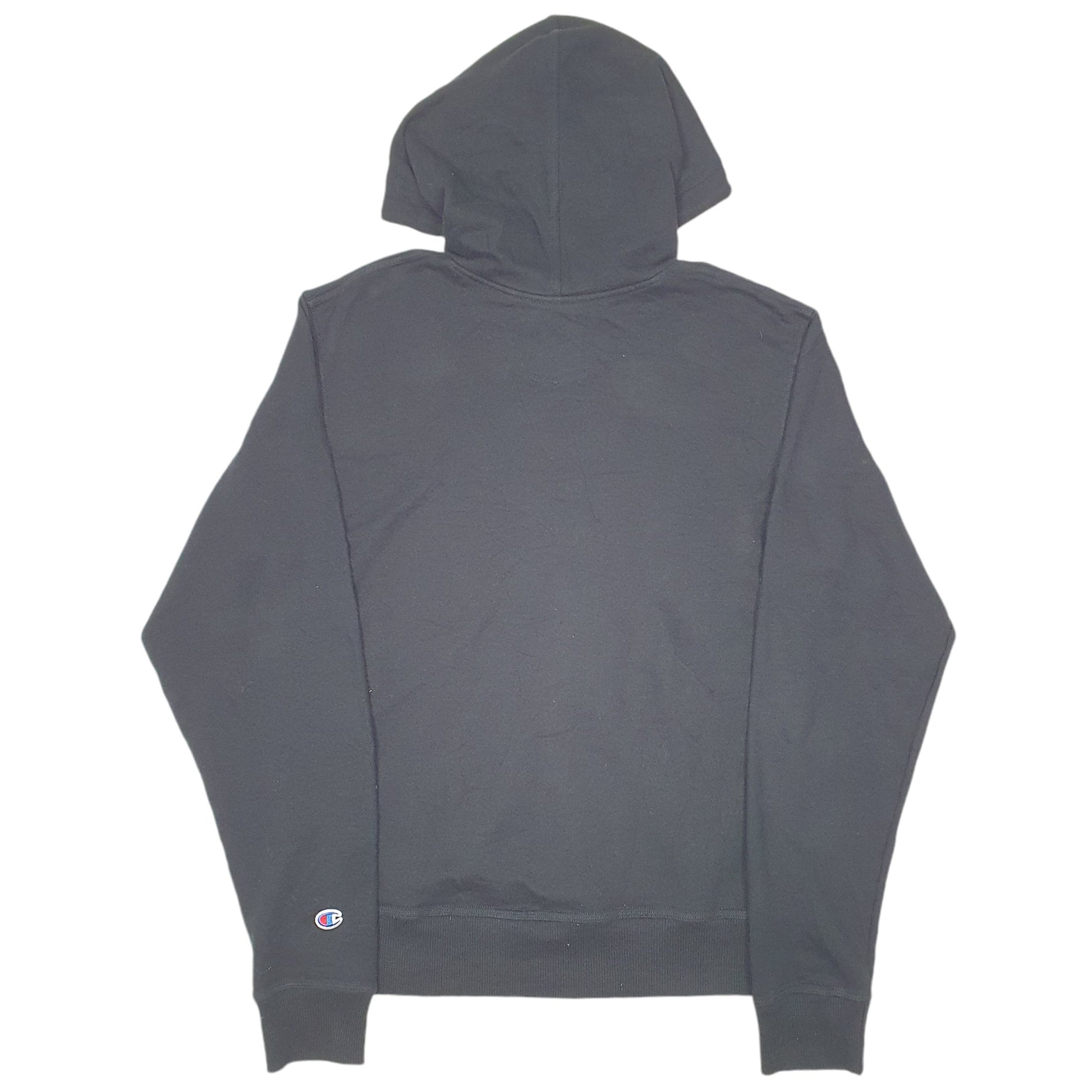 Mens Black Starter Script Hoodie Jumper