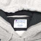 Mens Grey Champion Script Hoodie Jumper