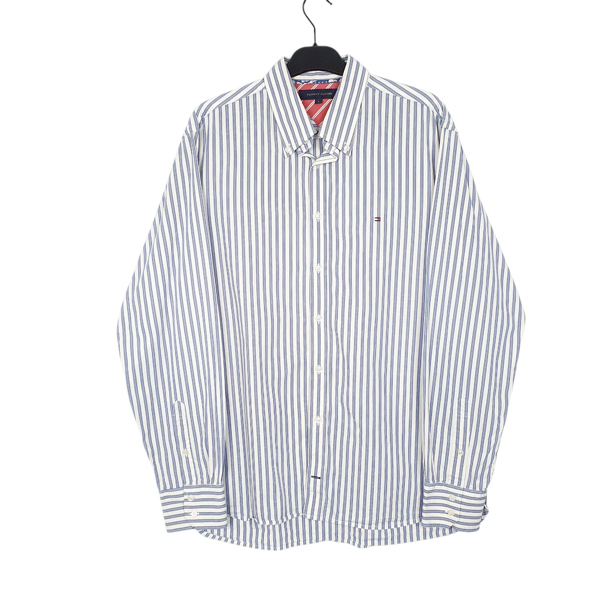 Mens White Tommy Hilfiger  Long Sleeve Shirt