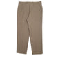 Mens Brown Burberry Pelican Double Pleated Chino Trousers