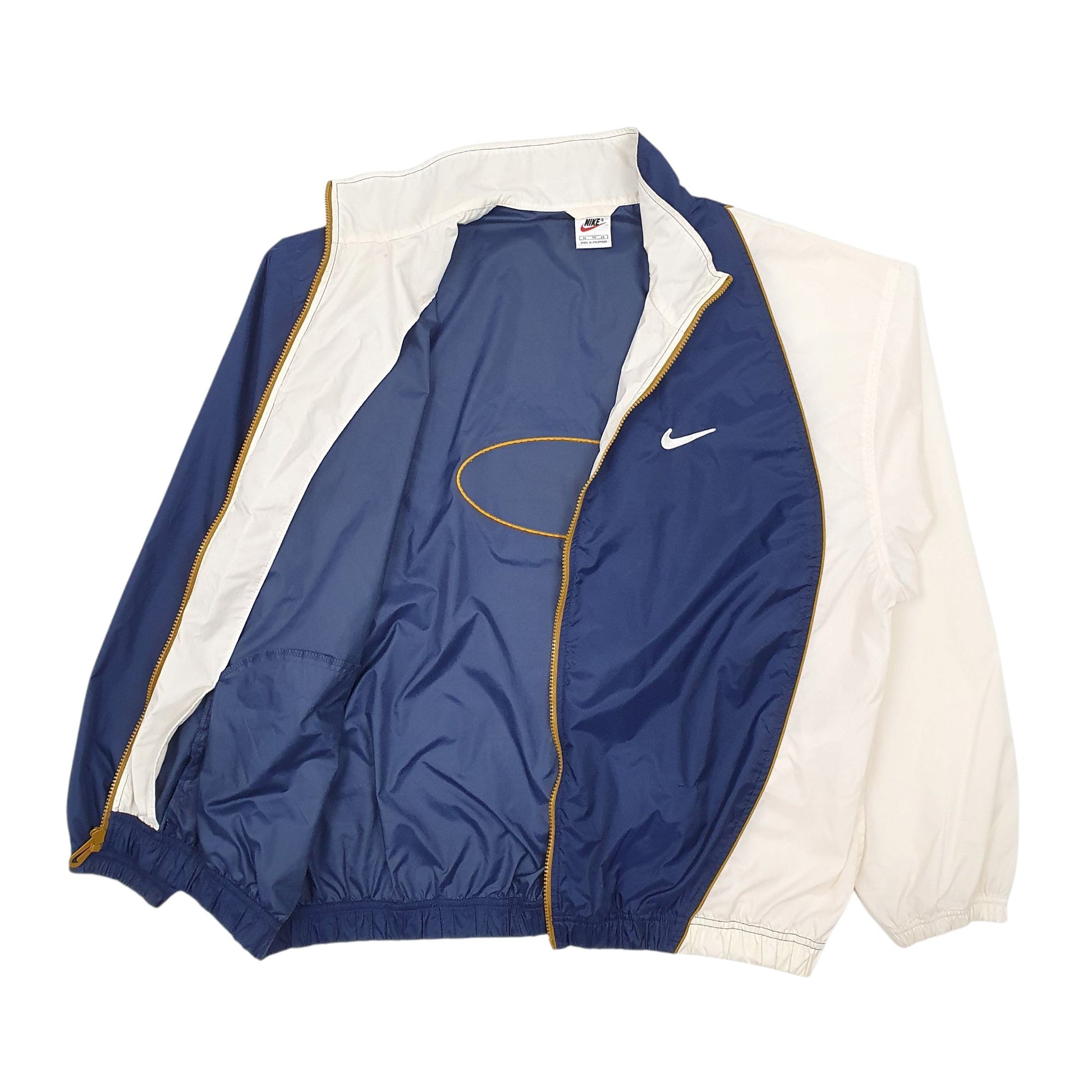 Mens Navy Nike Vintage 90s Full Zip Coat