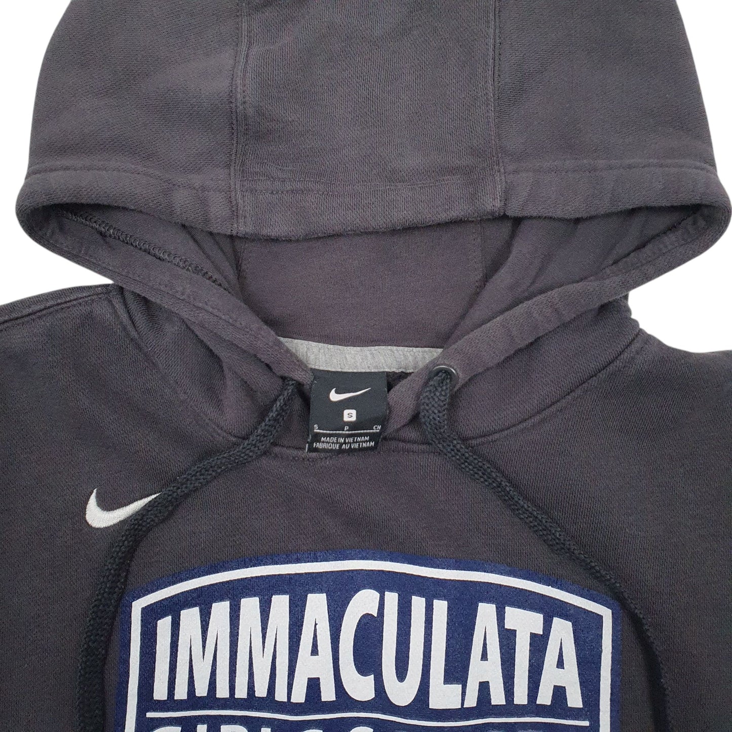 Womens Grey Nike Immaculata Hoodie Jumper