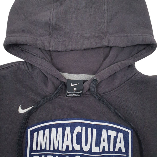 Womens Grey Nike Immaculata Hoodie Jumper