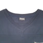 Mens Navy Lonsdale London V Neck Short Sleeve T Shirt
