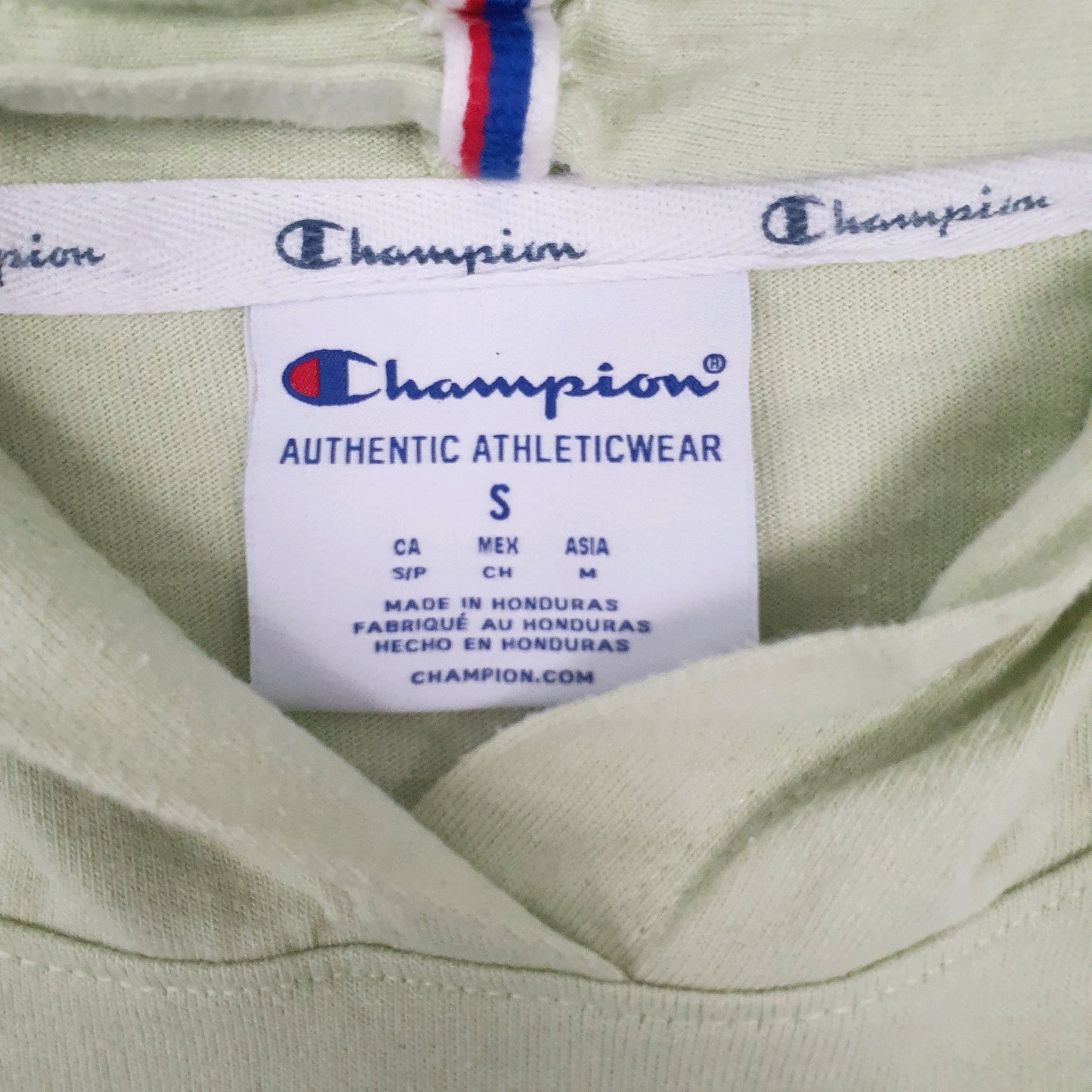 Womens Green Champion  Hoodie Jumper