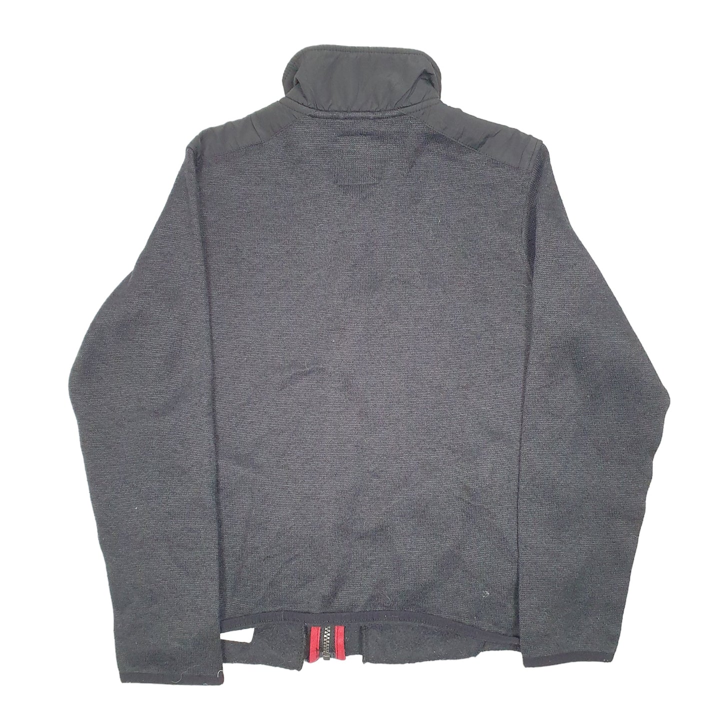 Womens Grey Nautica Sweater Full Zip Jumper