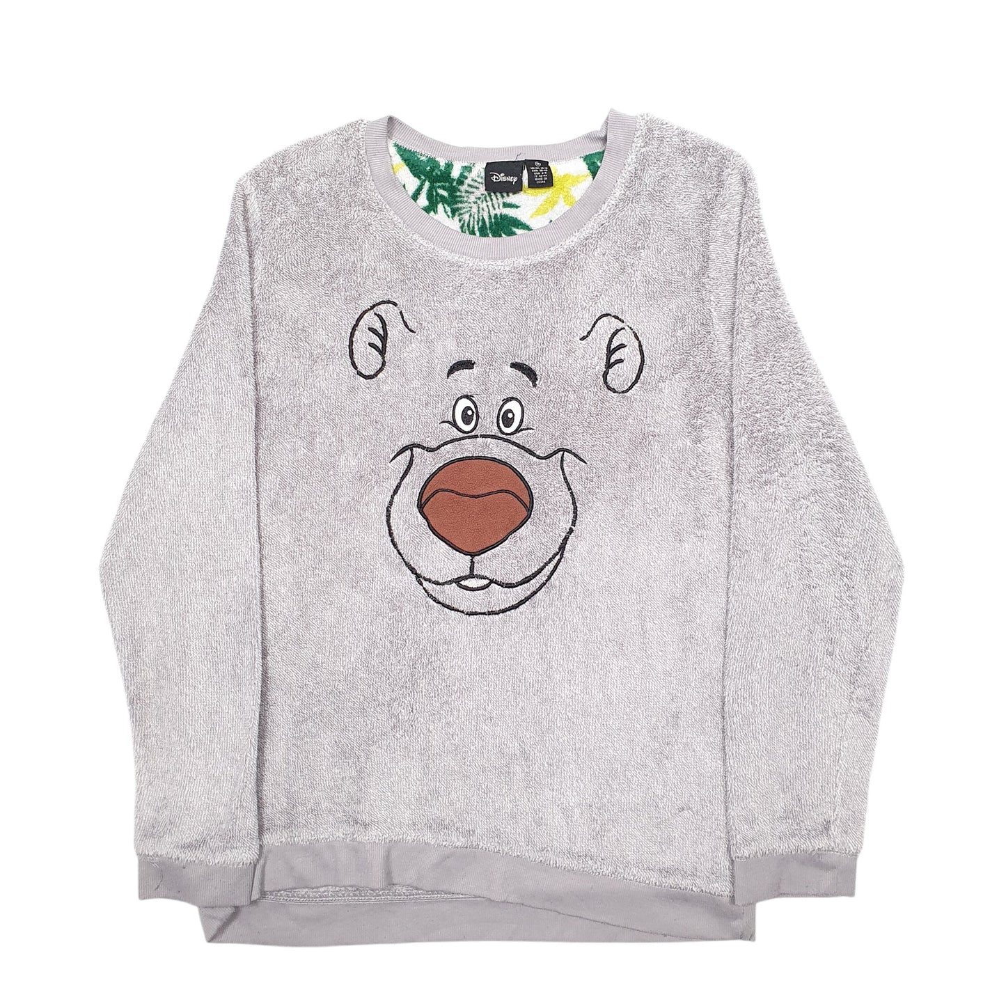 Womens Grey Disney Baloo The Bear Jungle Book Crewneck Jumper