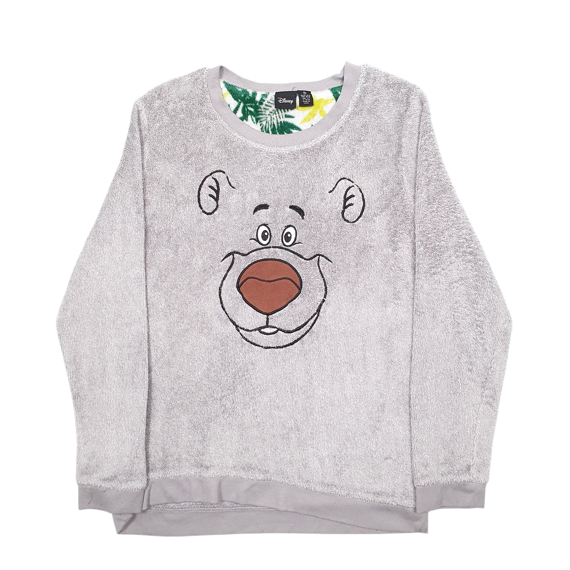 Womens Grey Disney Baloo The Bear Jungle Book Crewneck Jumper