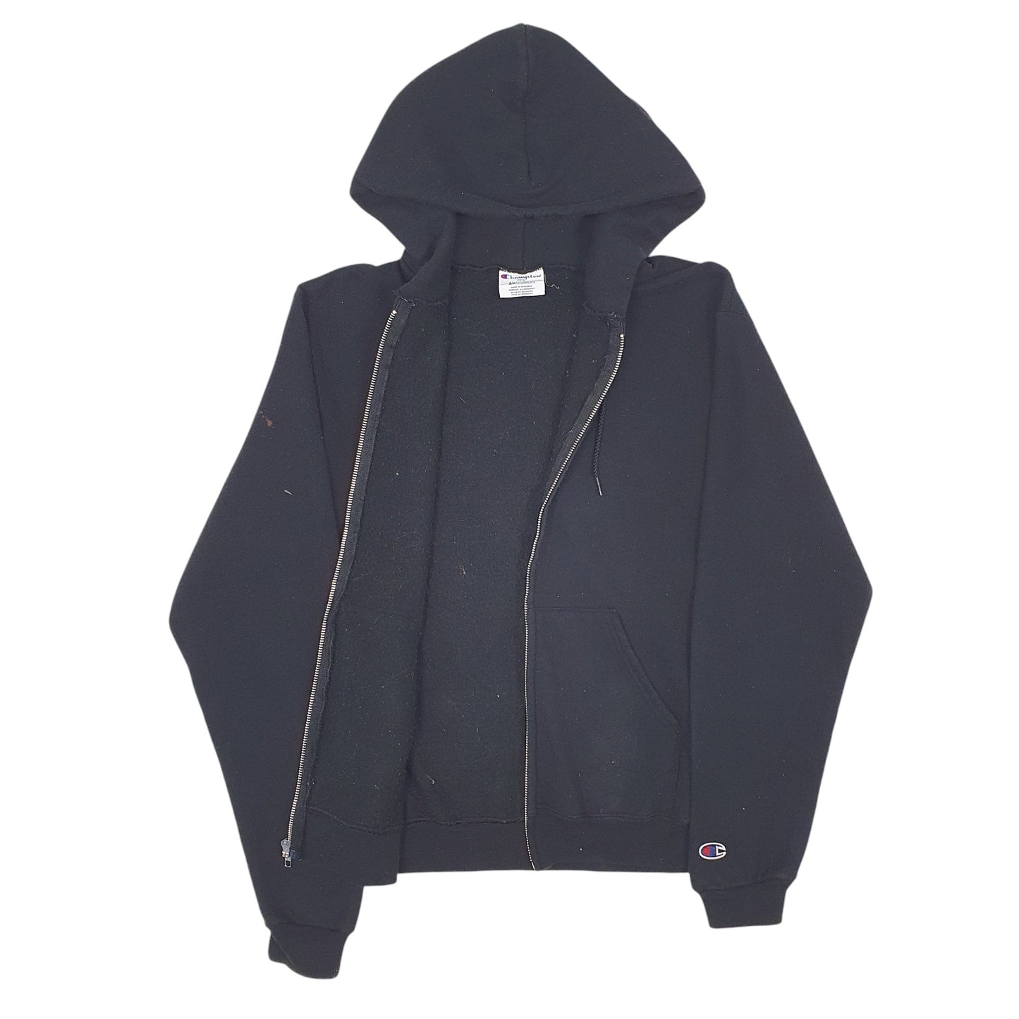 Womens Black Champion  Full Zip Jumper