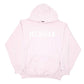 Mens Pink Gildan Michigan USA Spellout Hoodie Jumper