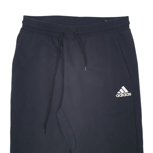 Mens Black Adidas Stretch Jogger Trousers