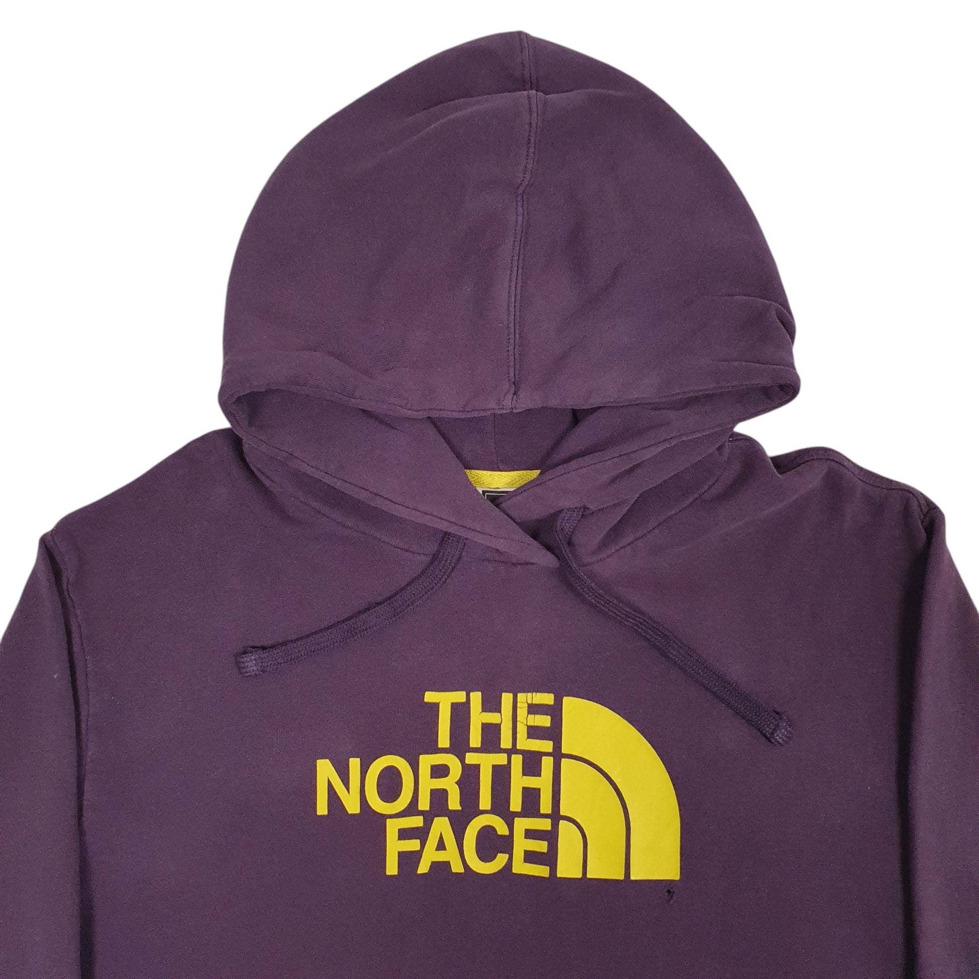 Mens Purple The North Face Spellout Hoodie Jumper