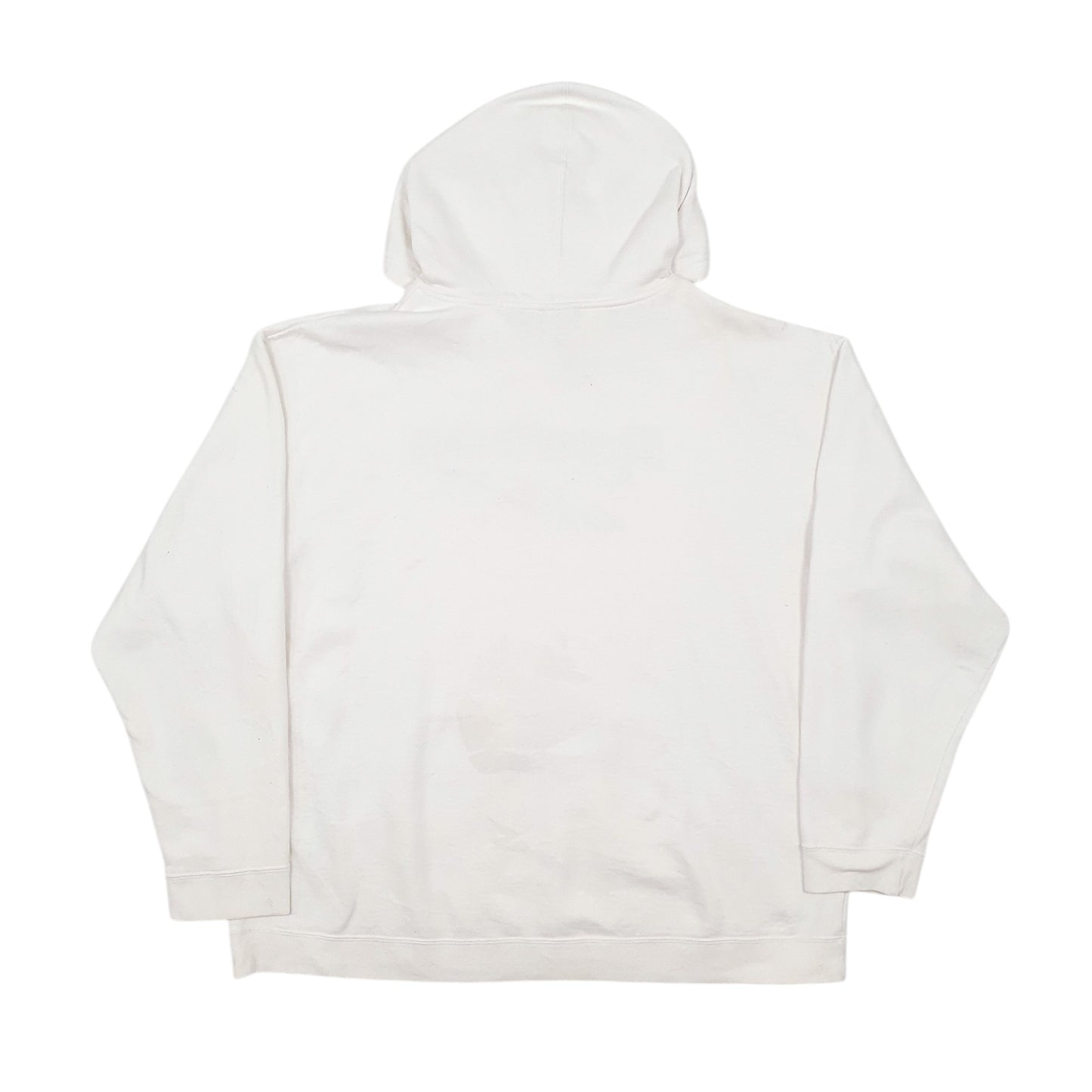 Mens White Reebok Spellout Hoodie Jumper