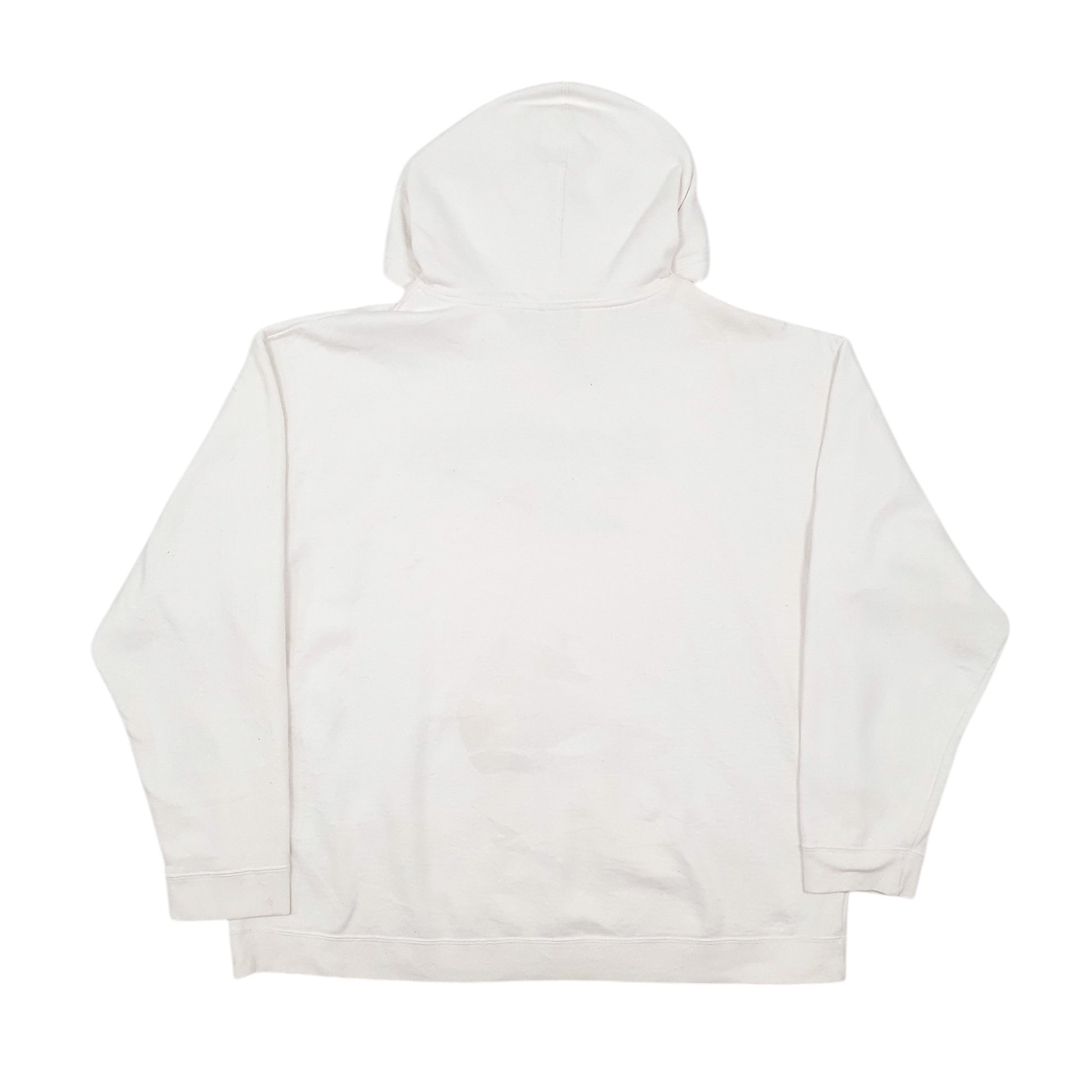 Mens White Reebok Spellout Hoodie Jumper