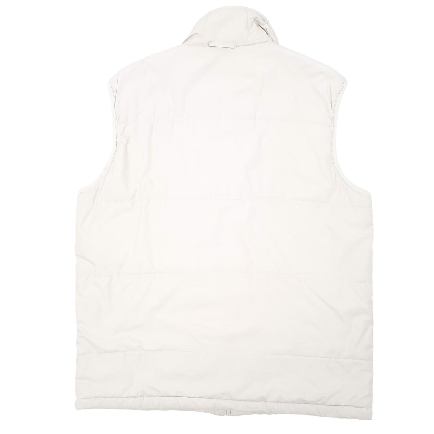 Mens Beige Champion Bodywarmer Puffer  Coat