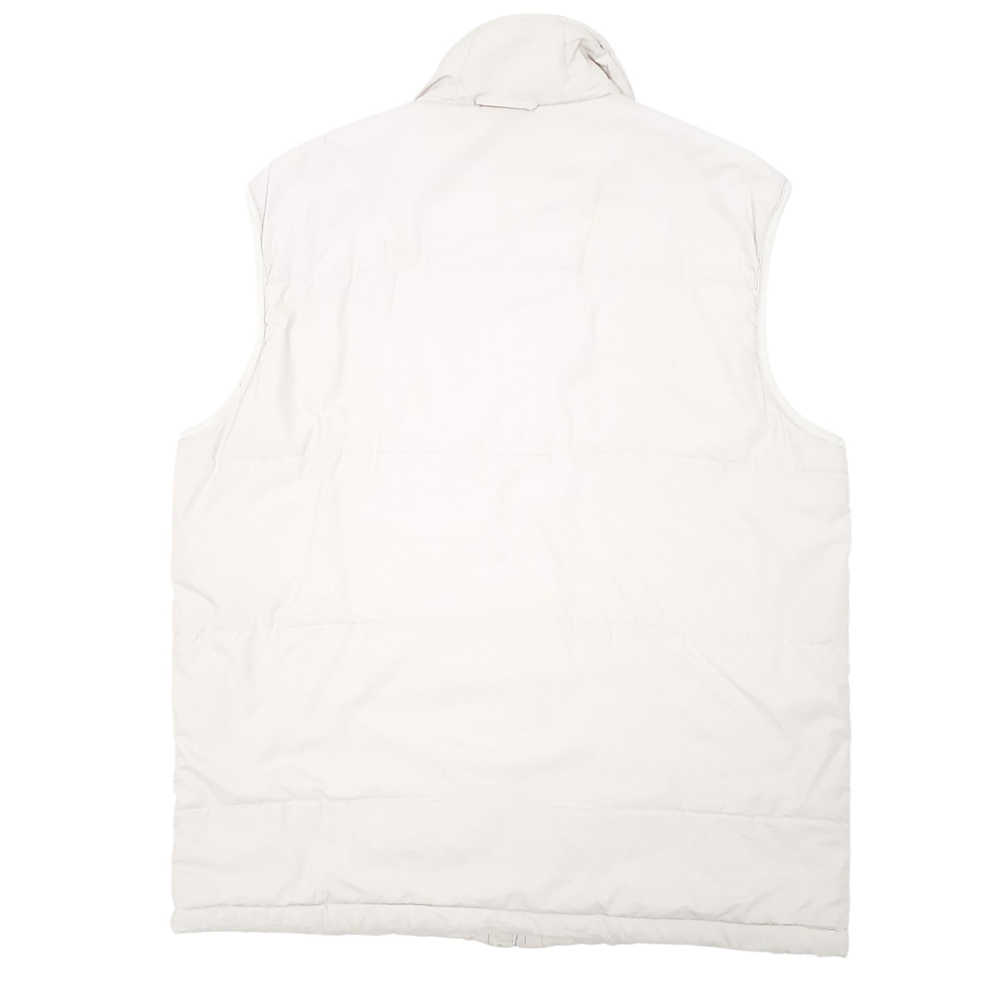 Mens Beige Champion Bodywarmer Puffer  Coat