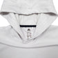 Womens White Adidas Climawarm Hoodie Jumper