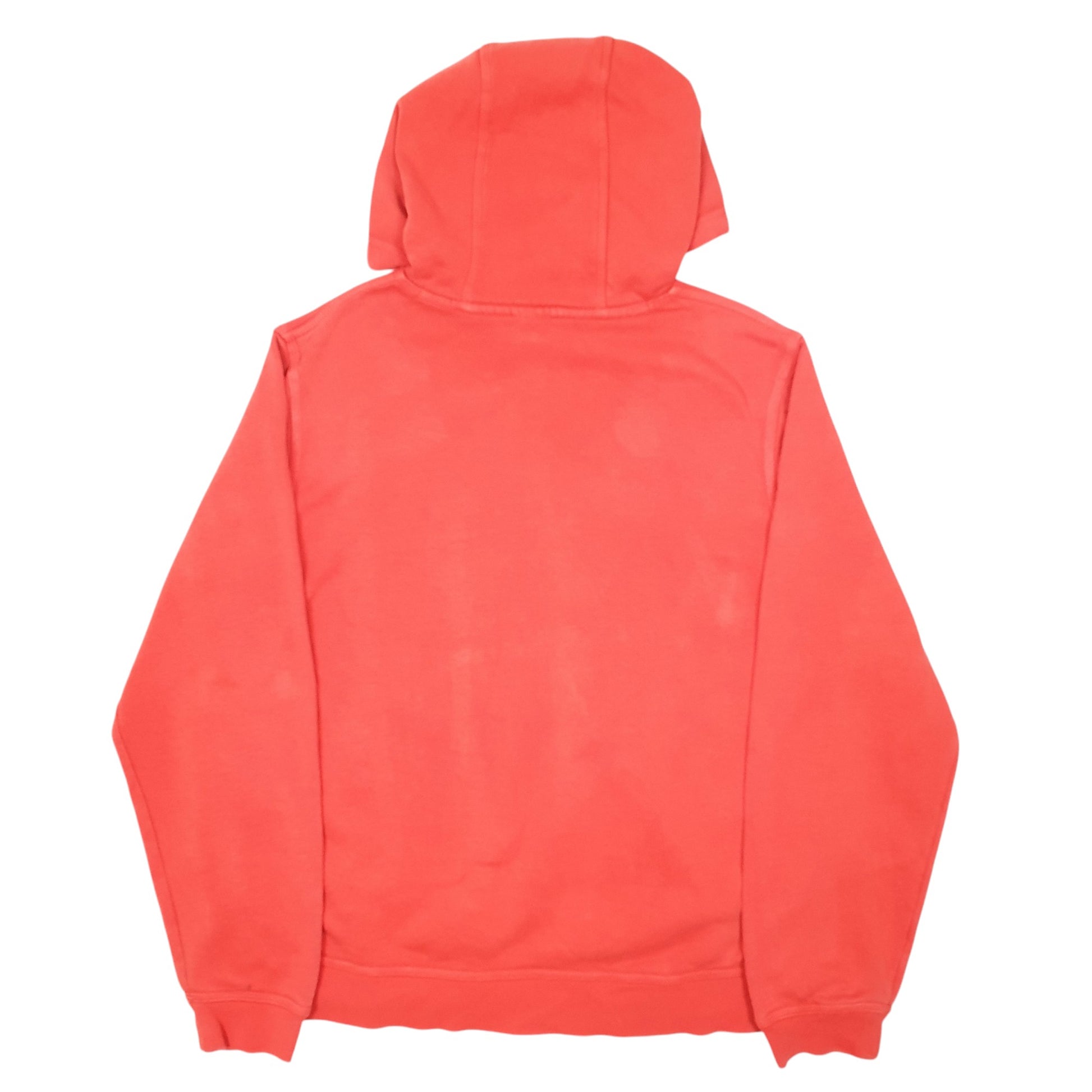 Mens Red Nike Big Swoosh Hoodie Jumper