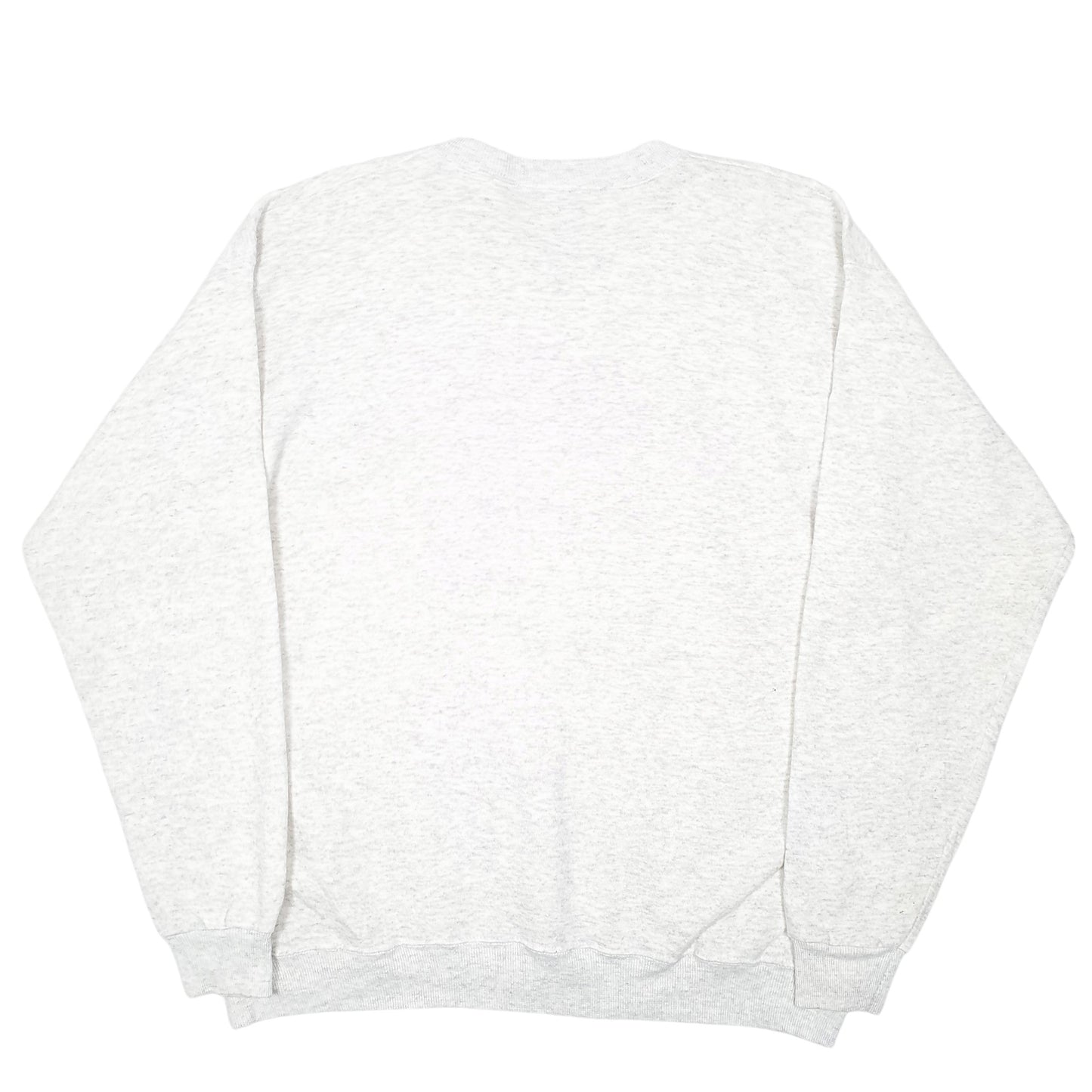 Mens Grey Heavyweight Crew USA Evansville University Alumni USA Vintage Spellout Crewneck Jumper