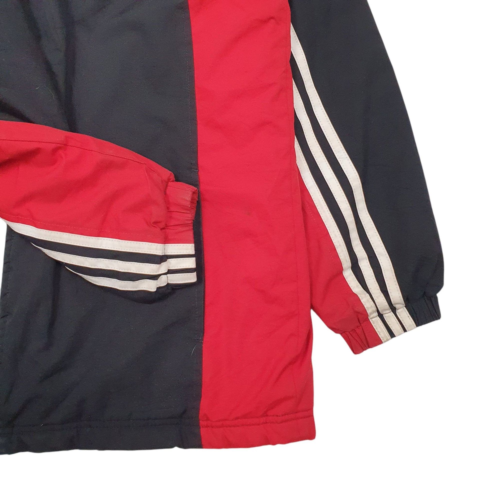 Mens Black Adidas Vintage 00s Quarter Zip Coat