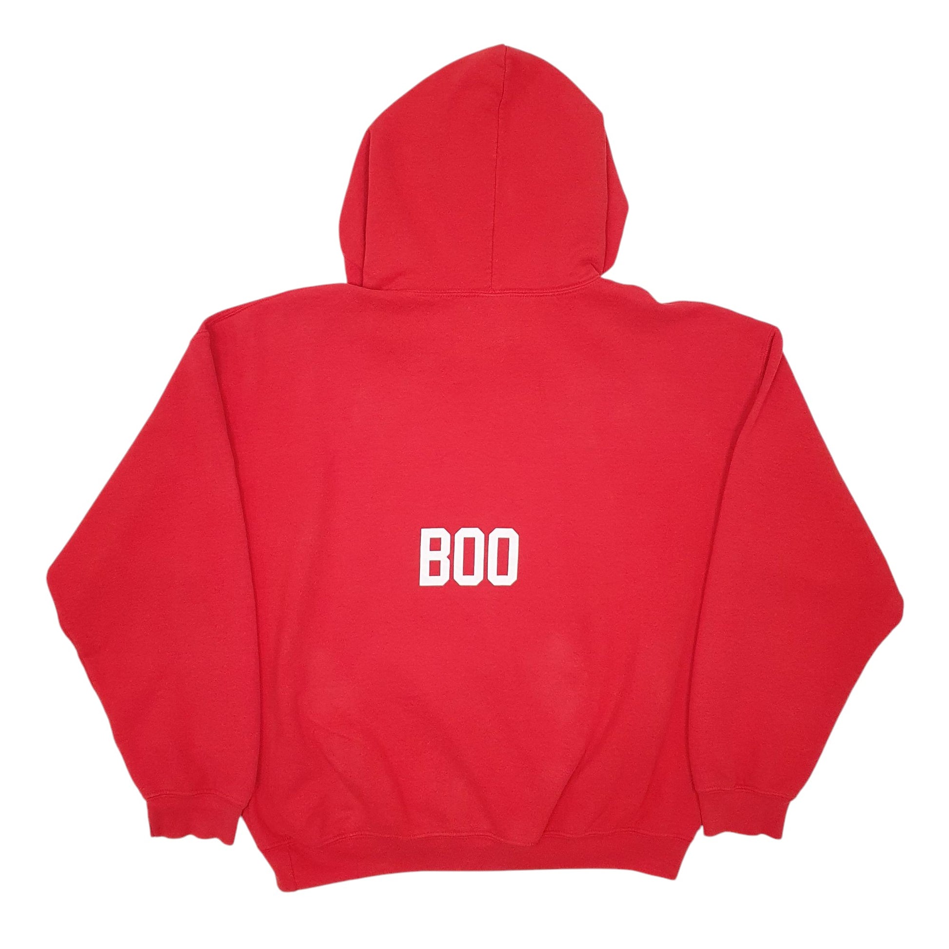 Mens Red Gildan  Hoodie Jumper