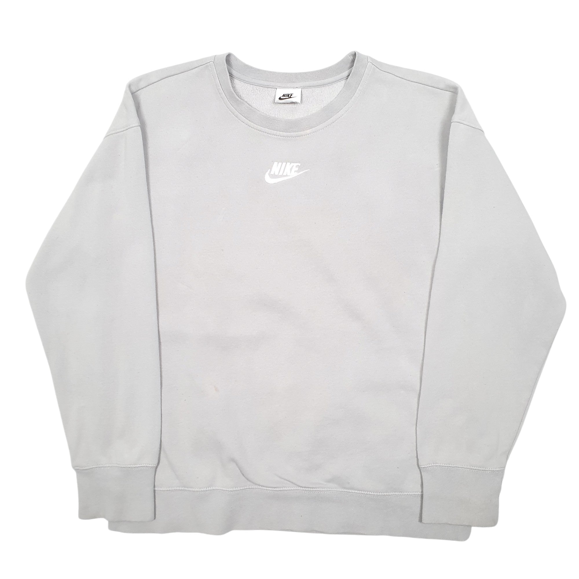 nike grey crew neck jumper