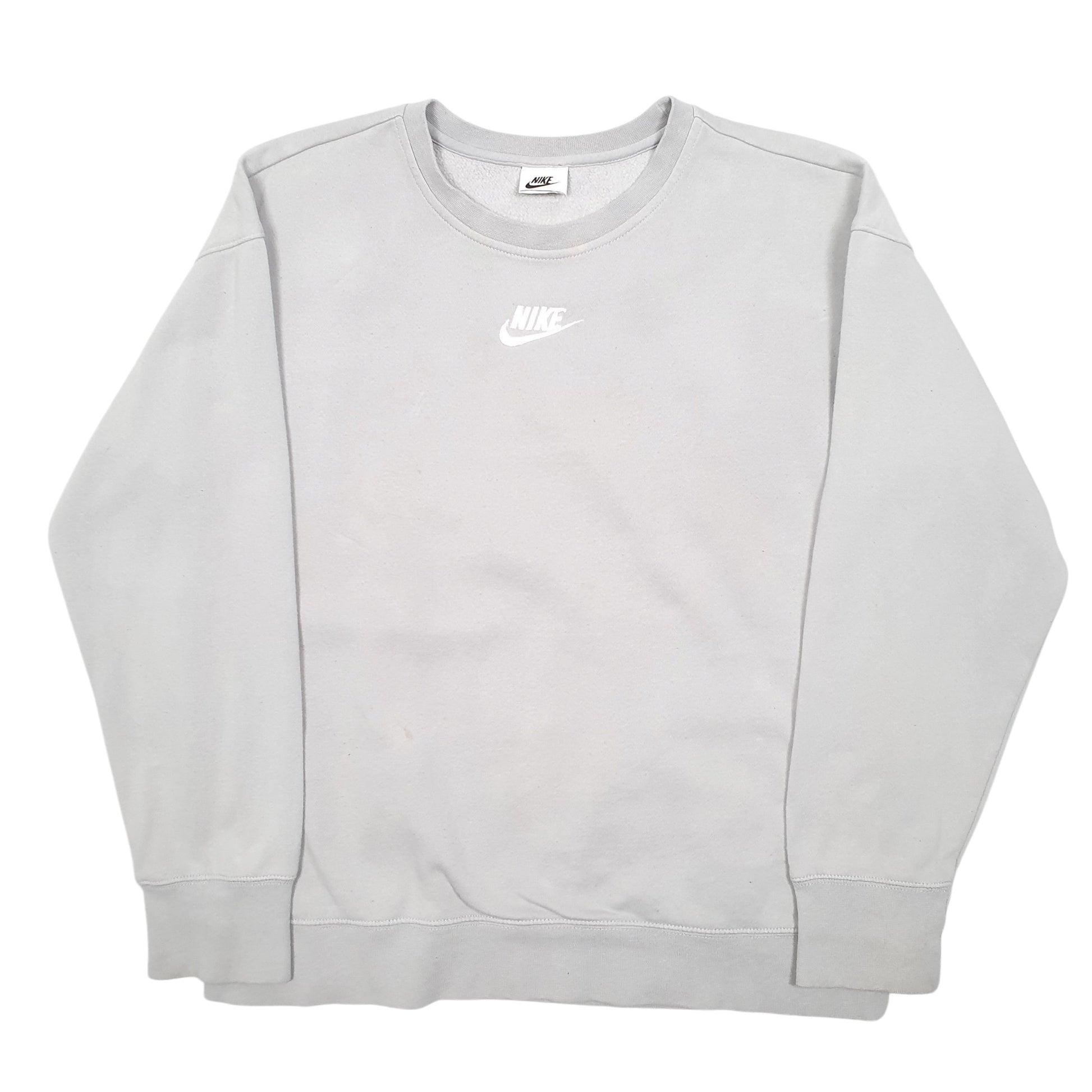 Womens Grey Nike  Crewneck Jumper