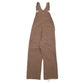 Mens Brown Dickies Denim Overalls Bib Dungaree Trousers