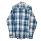 Mens Blue Wrangler  Long Sleeve Shirt