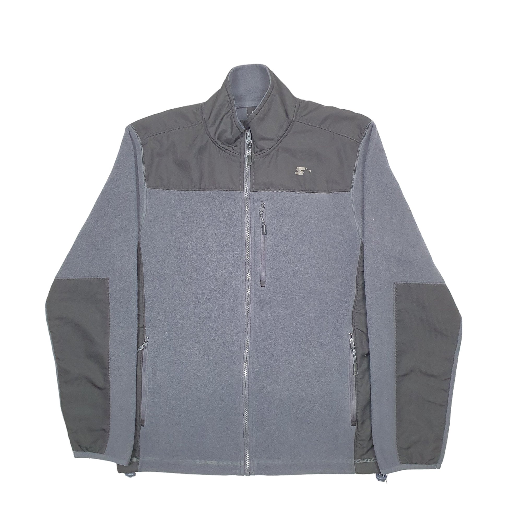Mens Grey Starter  Full Zip Jumper