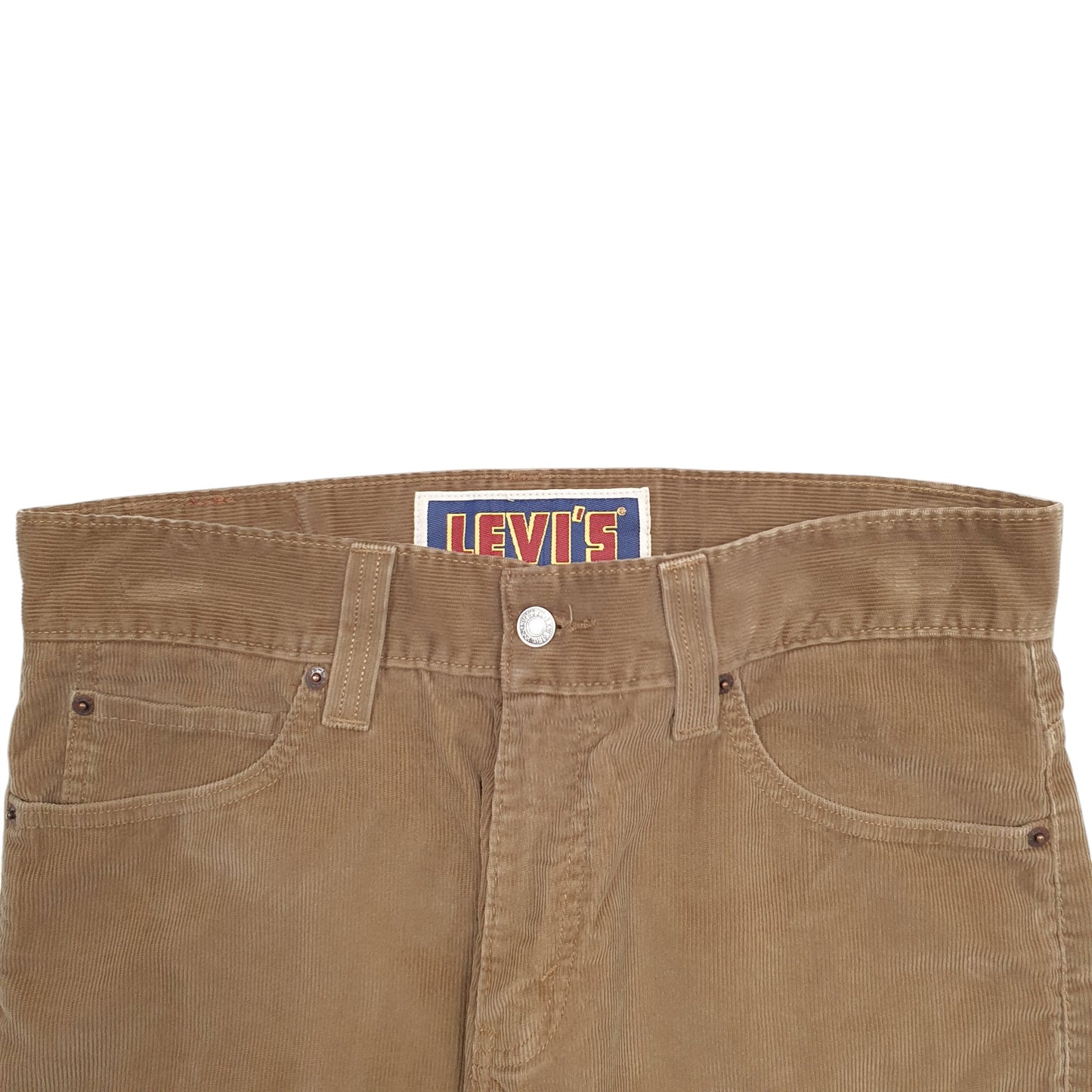Mens Brown Levis  Corduroy Trousers