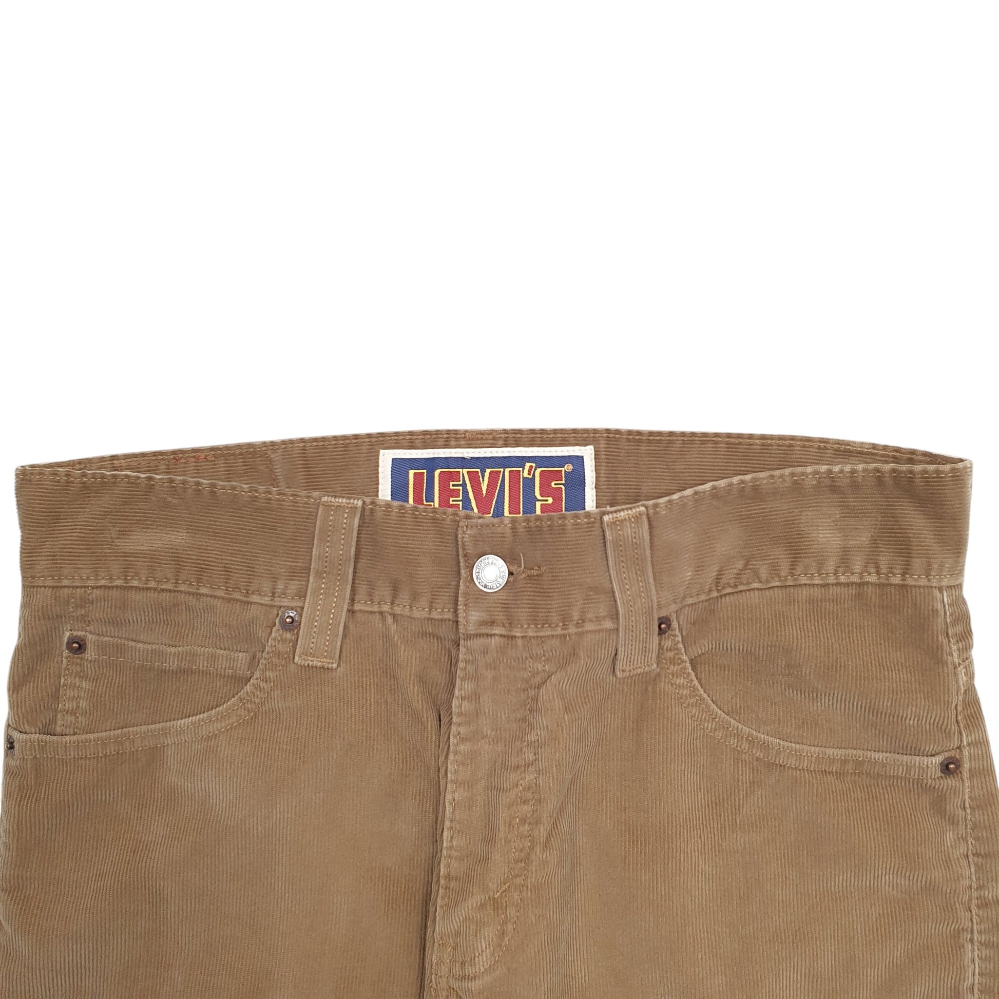 Mens Brown Levis  Corduroy Trousers