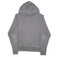 Mens Grey Champion Script Hoodie Jumper